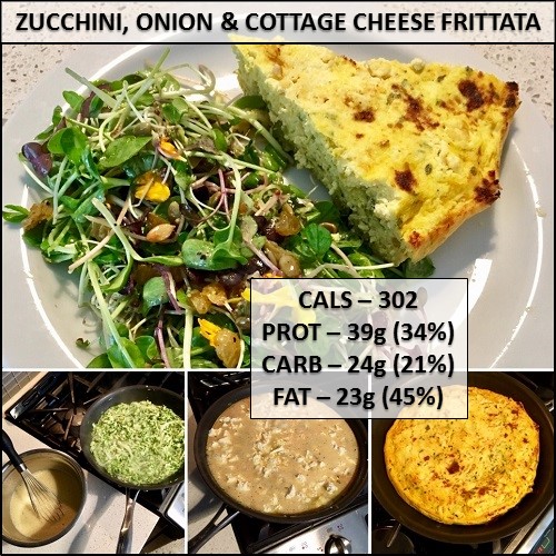 best fritata, cottage cheese frittata, high protein meal, healthy recipe, healthy meal idea, home cooking
